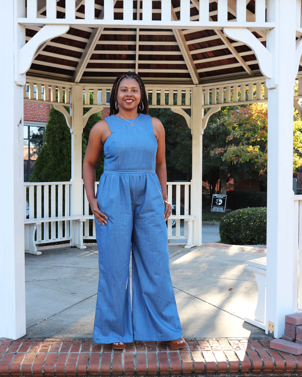 Made by a Fabricista: Fall Denim Jumpsuit