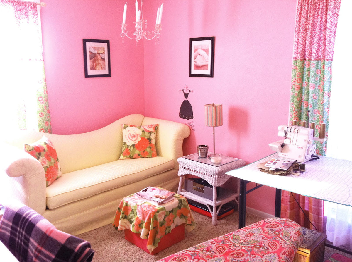 Fan Feature: Pretty in Pink Sewing Room.