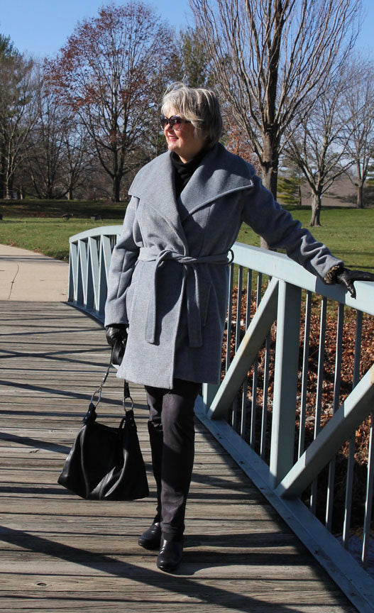 Made by a Fabricista:  Brushed Wool/Cashmere Car Coat