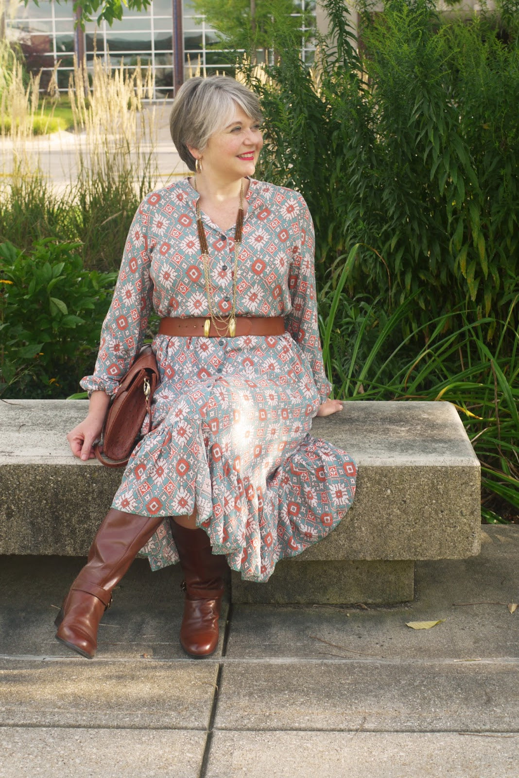 Made by a Fabricista: 70's Inspired Peasant Dress