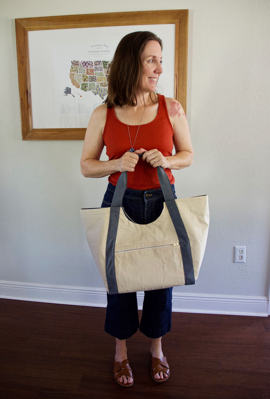 Made by a Fabricista: Poolside Tote