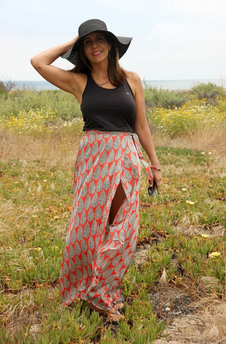 Skirt Inspiration: Beach-Ready Maxi Skirt