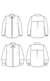 Cashmerette Patterns - Vernon Shirt - Sizes 12-32