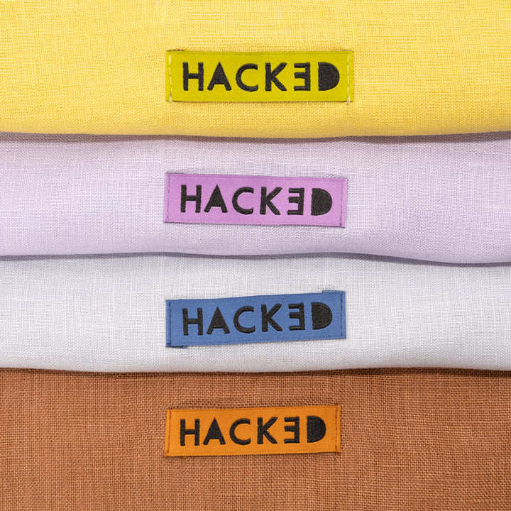 "Hacked" Woven Clothing Labels by Kylie and the Machine - 10 labels per pack