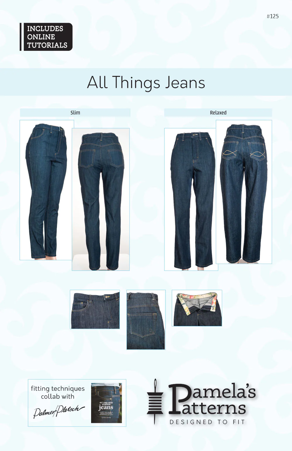 Pamela's Patterns - All Things Jeans #125