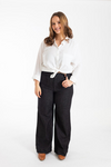 Chalk and Notch Patterns - Isle Jeans Flare & Wide - Sizes 0-30