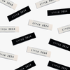 "Circa 2024" Woven Clothing Labels by Kylie and the Machine - 6 labels per pack