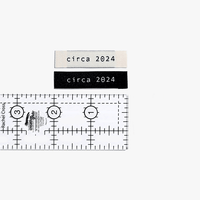 "Circa 2024" Woven Clothing Labels by Kylie and the Machine - 6 labels per pack