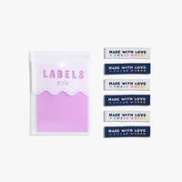 "Made with Love + Swear Words" Woven Clothing Labels by Kylie and the Machine - 6 labels per pack