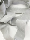 10 Yard Soft Gray Branded Medallion Fold-Over Elastic
