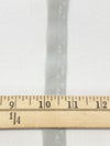 10 Yard Soft Gray Branded Medallion Fold-Over Elastic