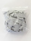 10 Yard Soft Gray Branded Medallion Fold-Over Elastic