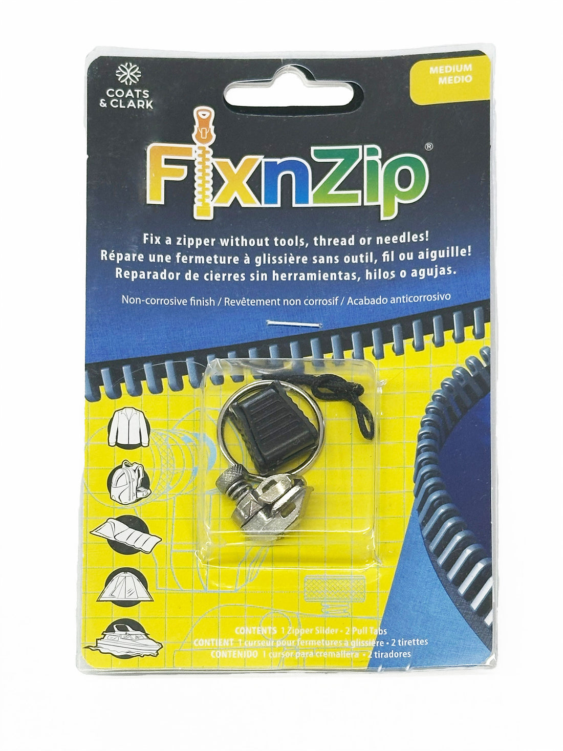 Coats & Clark FixnZip Medium Zipper Repair Kit