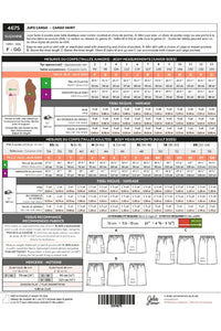 Jalie Patterns - Suzanne Cargo Skirt #4675 - Children/Adult 28 Sizes