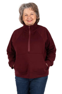 Jalie Patterns - Sophie Half-Zip Sweatshirt #4674 - Children/Adult 28 Sizes