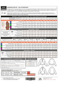 Jalie Patterns - Sophie Half-Zip Sweatshirt #4674 - Children/Adult 28 Sizes