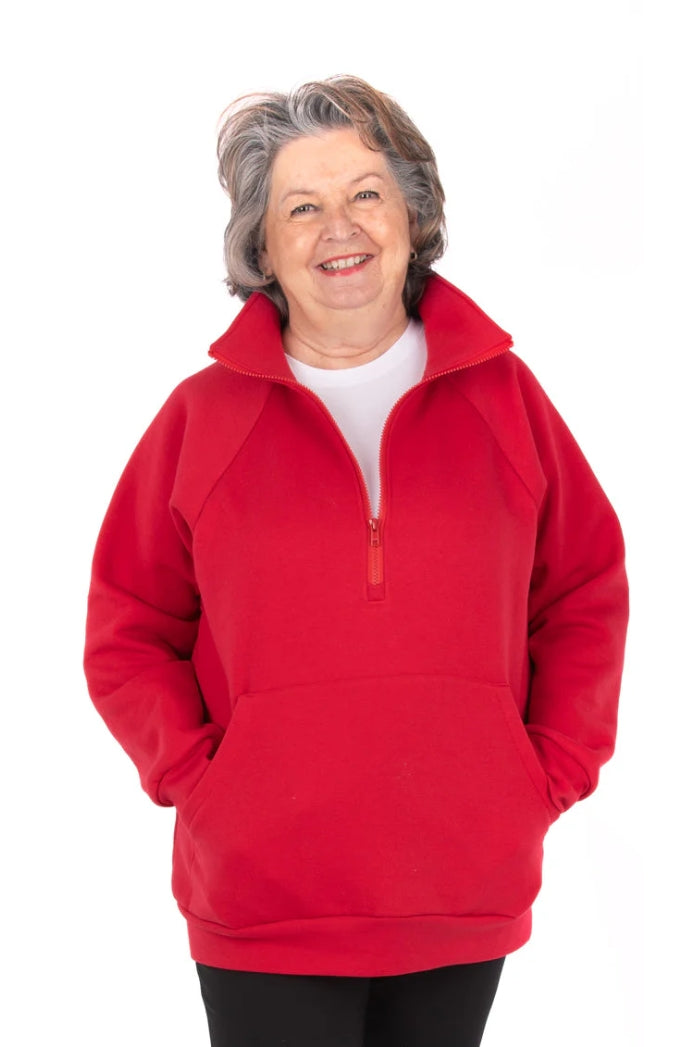 Jalie Patterns - Sophie Half-Zip Sweatshirt #4674 - Children/Adult 28 Sizes