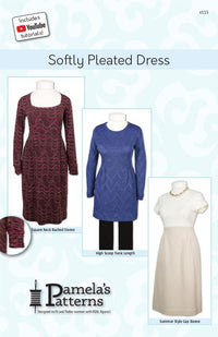 Pamela's Patterns - Softly Pleated Dress Sewing Pattern