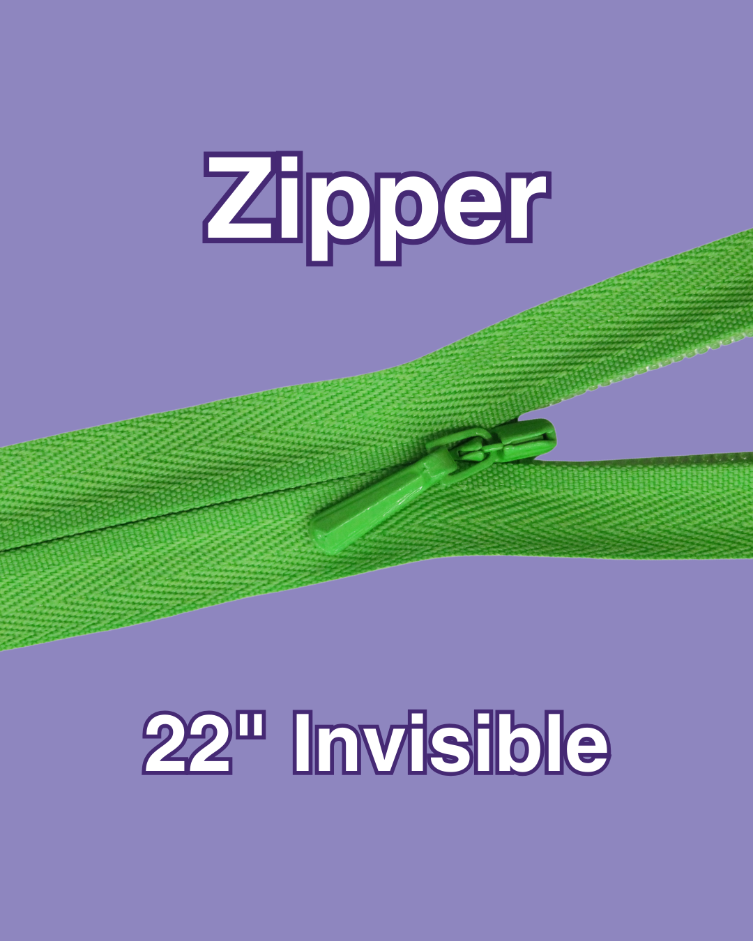 22" Invisible Zipper