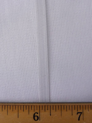 1/4" Wide White Elastic