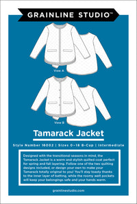 Grainline Studio Patterns - Tamarack Jacket - Sizes 0-18