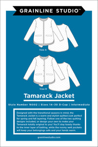 Grainline Studio Patterns - Tamarack Jacket - Sizes 14-30