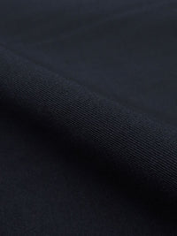 Midnight Navy Polyester/Rayon/Lycra Stretch Twill Suiting - NY Designer - 60W