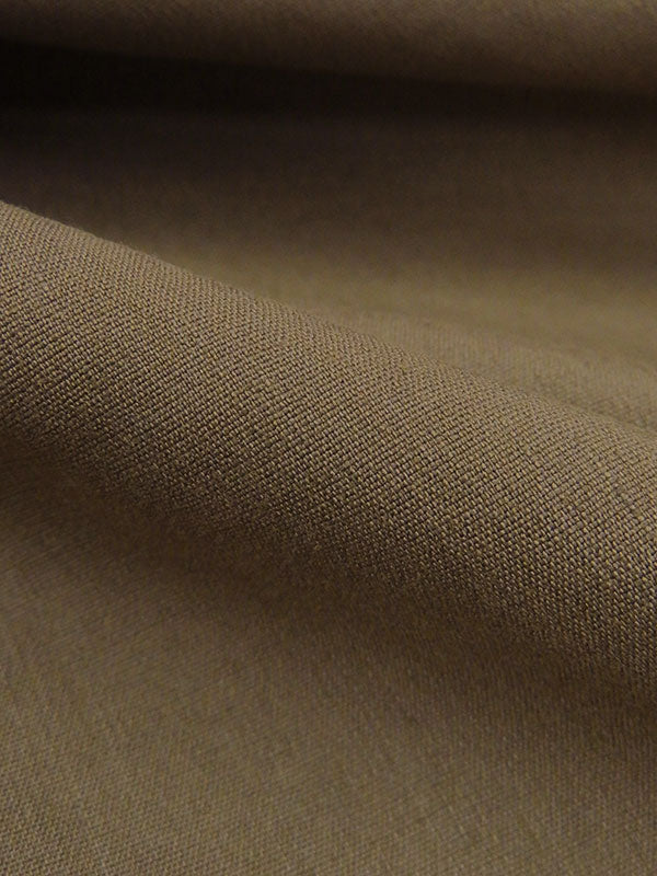 Earth Brown Polyester/Rayon/Lycra Stretch Suiting - NY Designer - 56W