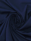 Prussian Blue Wool/Polyester/Spandex Plain Weave Stretch Suiting - NY Designer - 58W