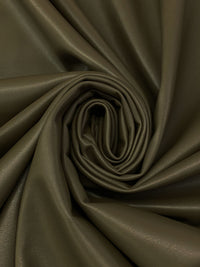 Woodland Brown Polyurethane/Lycra Stretch Faux Leather - LA Designer - 54W