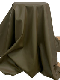 Woodland Brown Polyurethane/Lycra Stretch Faux Leather - LA Designer - 54W