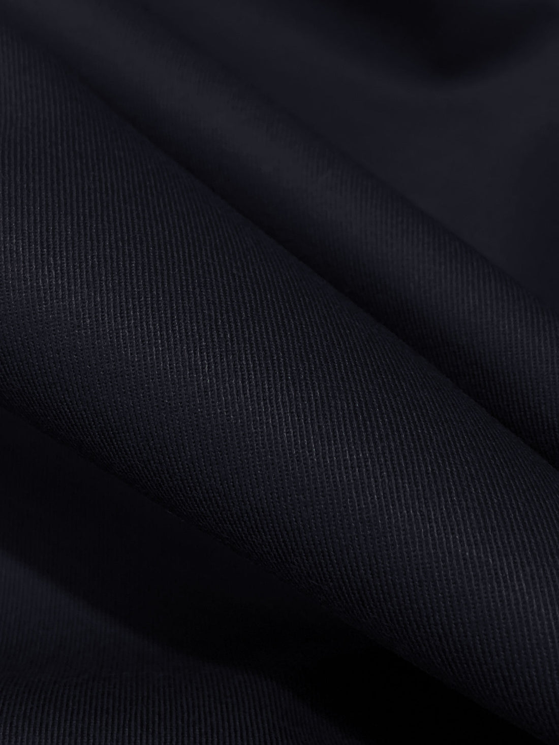 Muted Midnight Navy Cotton/Polyurethane/Lycra Jetsetter Stretch Twill - Robert Kaufman - 51W