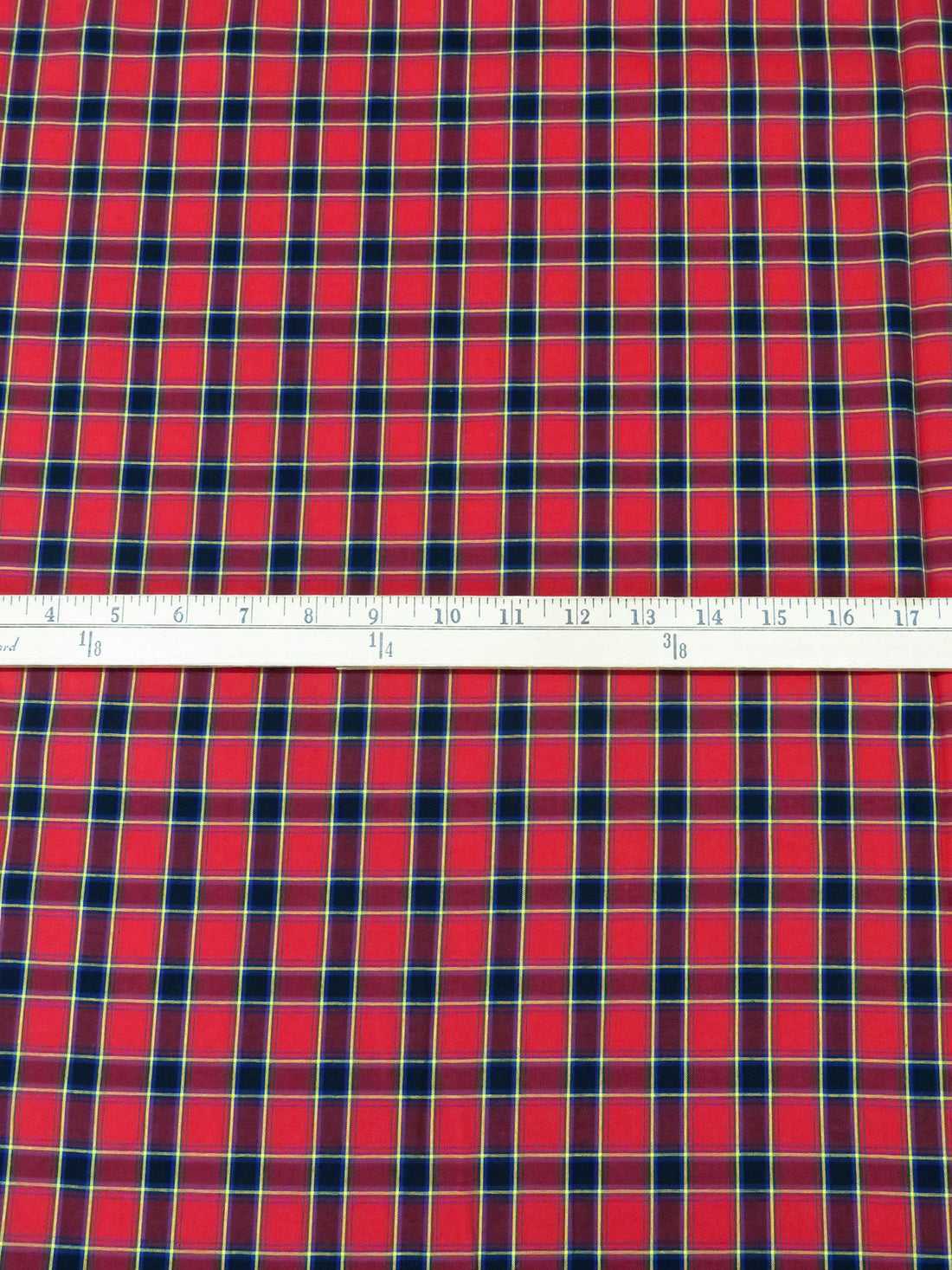 Red/Lemon/Black/Multi 100% Cotton Plaid Weave Shirting - Sevenberry By Robert Kaufman - 43W