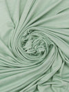 Aloe Green Polyester/Lycra Faint Moire Design Double Brushed Knit 60W