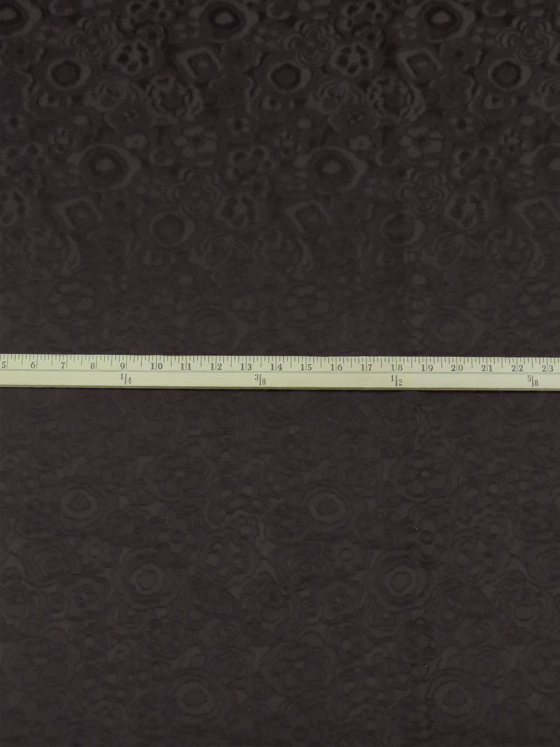 Espresso Brown Polyester/Lycra Floral Design Stretch Jacquard 46W