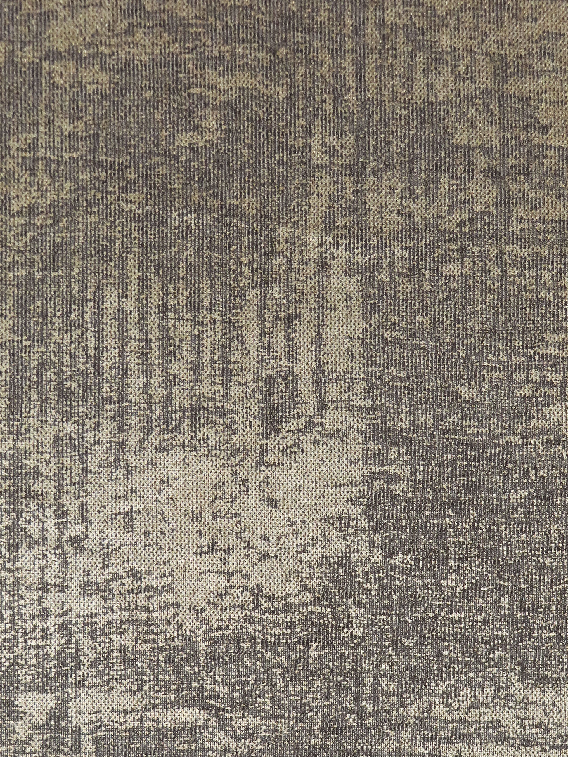 Dark Heathered Oatmeal/Gold 100% Polyester Glazed Knit - NY Dark Heathered Oatmeal/Gold 100% Polyester Glazed Knit - NY