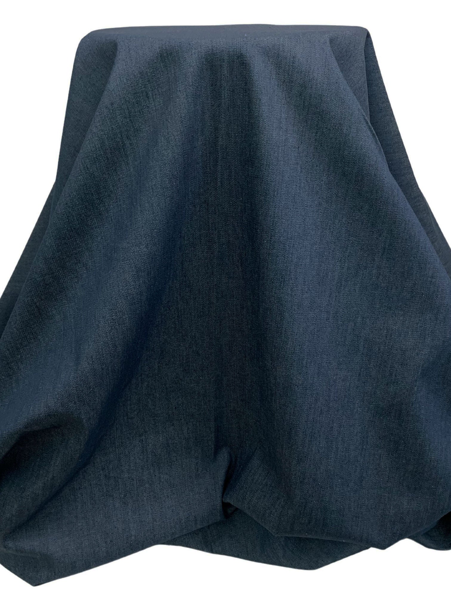 Dark Vintage Wash Cotton/Lycra Stretch Denim - NY Designer