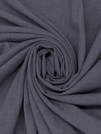 Slate Blue Polyester/Rayon/Lycra Heathered Stretch Suiting 58W