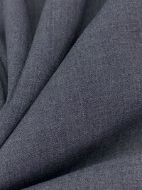 Slate Blue Polyester/Rayon/Lycra Heathered Stretch Suiting 58W