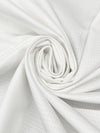 White Cotton/Lycra Novelty Weave Bottom Weight Woven - NY Designer - 52W
