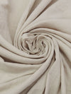 Stony Beige 100% Cotton Crinkle Double Gauze - Imported From Japan - 44W
