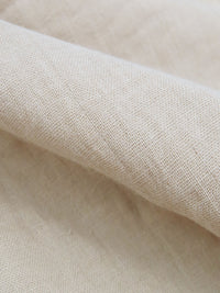 Stony Beige 100% Cotton Crinkle Double Gauze - Imported From Japan - 44W