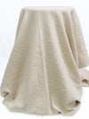 Stony Beige 100% Cotton Crinkle Double Gauze - Imported From Japan - 44W