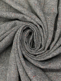 Black/Bright Platinum/Multi Wool/Nylon/Polyester Tweed Suiting 60W