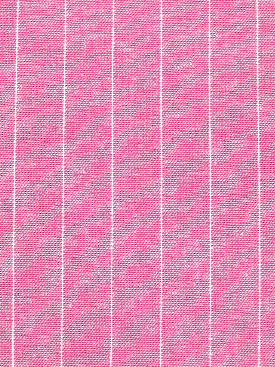 French Rose/White 100% Cotton Vertical Stripe Weave Chambray Shirt Weight Woven 59W
