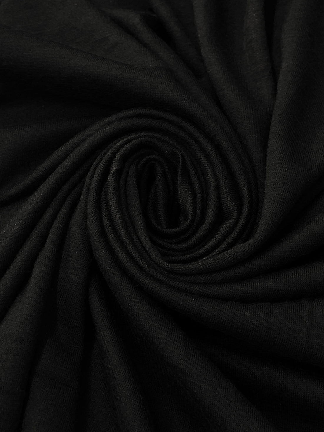 Black Wool/Lycra Jersey Knit 46W