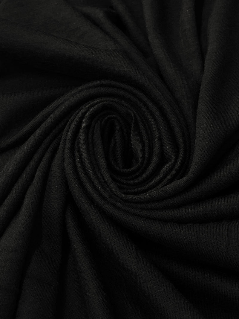 Black Wool/Lycra Jersey Knit 46W