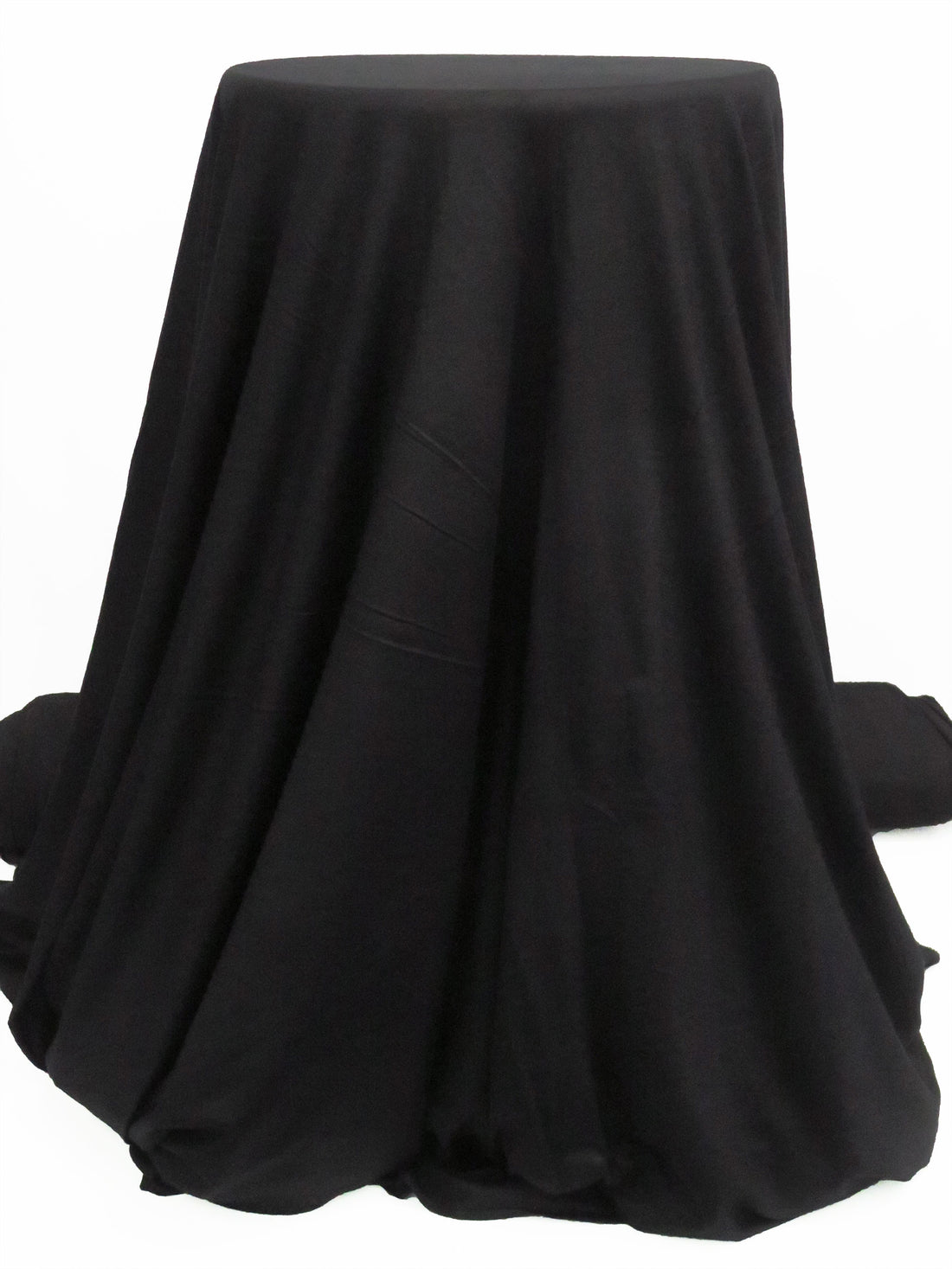 Crow Black Rayon/Cotton/Lycra Jersey Knit 60W