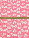 Pink Sherbet/White Polyester/Lycra Floral Dots Print Liverpool Double Knit 58W