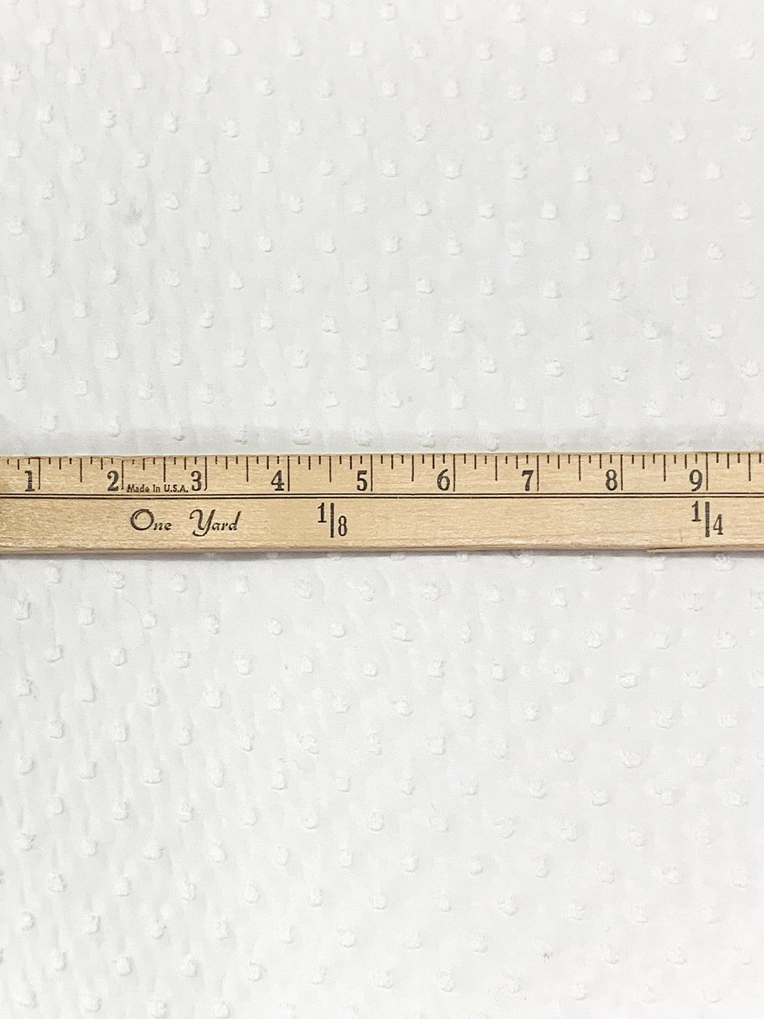 Eggshell White 100% Polyester Swiss Dot Chiffon - NY Designer - 59W